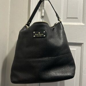 Black Kate spade hobo bag.